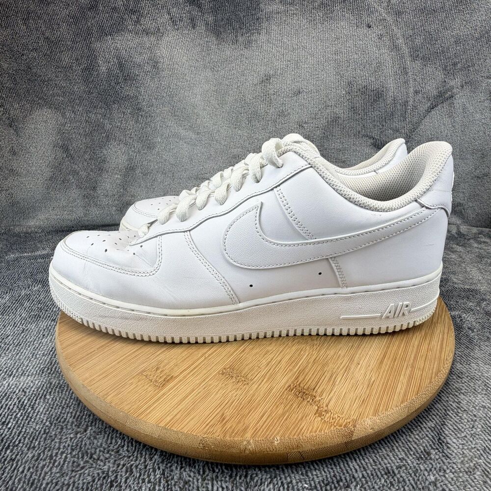 Nike Air Force 1 Low Shoes Mens Size 12 White Leather Low Top CW2288-111 - Picture 3 of 10